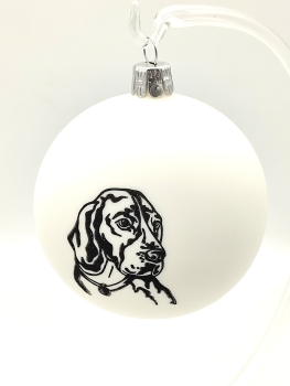 Christmas ball Labrador